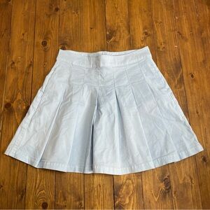 American Eagle Outfitters size 4 pale blue pleated skirt